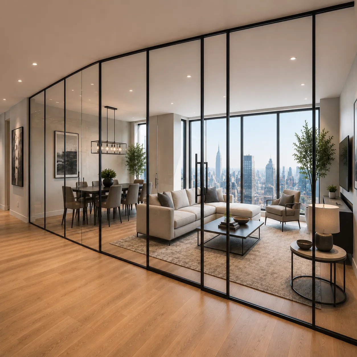 Modern glass architecture