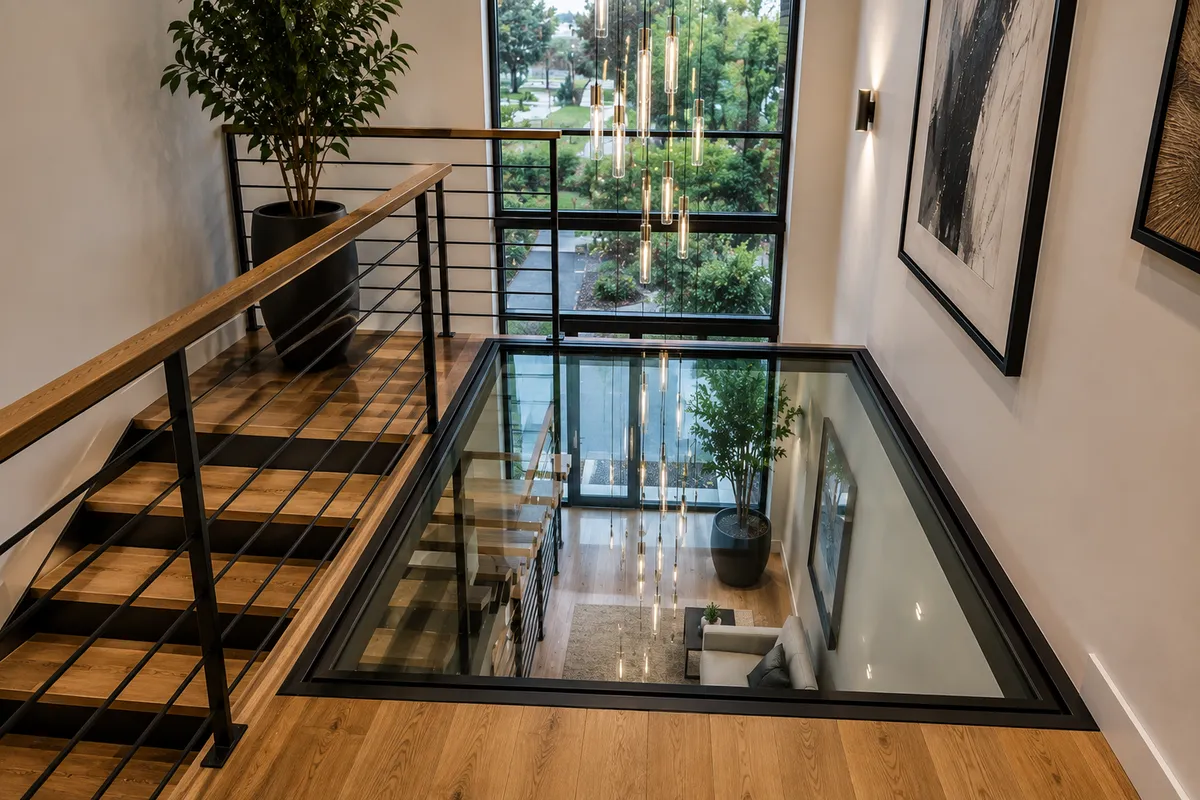 Glass floor