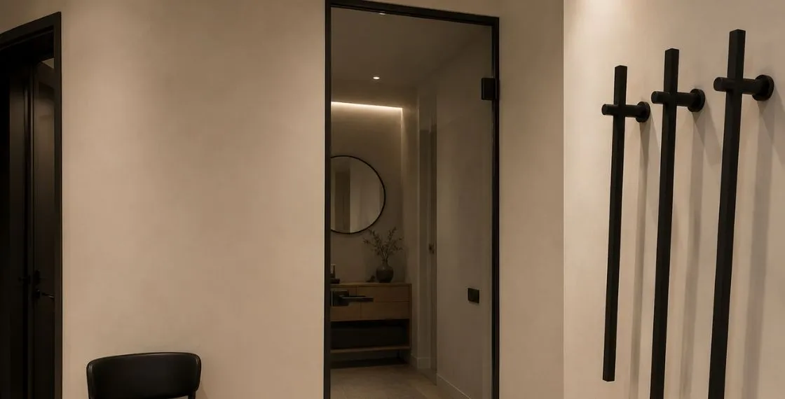Glass doors