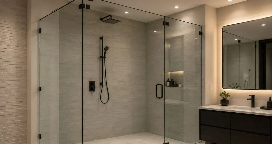 Glass shower