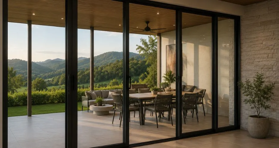 Glass partition
